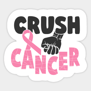 crush cancer Sticker